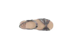Season Graphite Leather Sandal