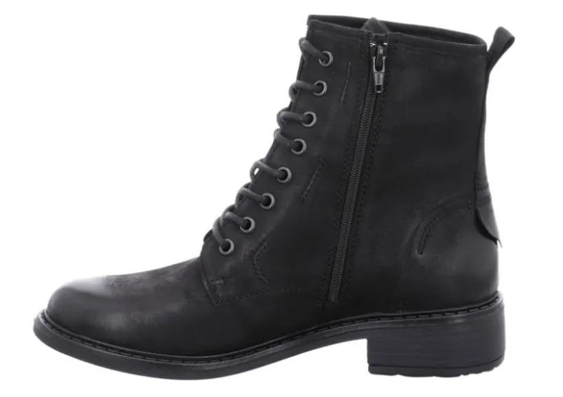 selena__black_leather_lac_2.webp Selena 06 Black Leather Lace-Up Ankle Boot