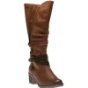 Side Zip Cognac