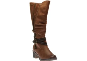 Side Zip Cognac
