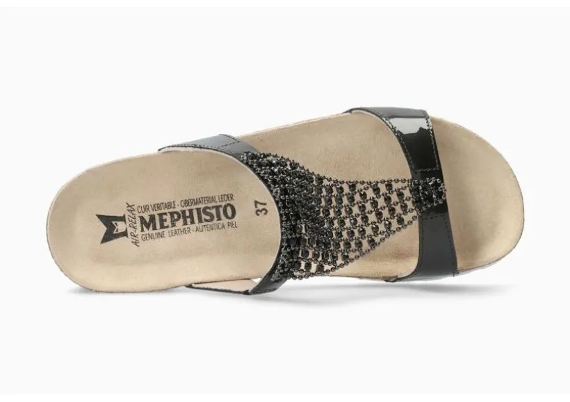 sofie_grey_patent_bedazzl_1.webp Sofie Grey Patent Bedazzled Wedge Slide Sandal
