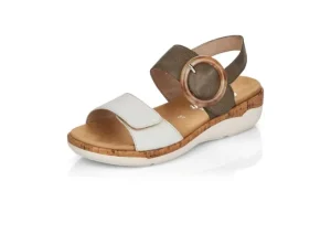 Soft White Green Sandal