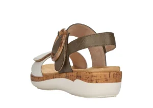 Soft White Green Sandal