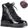 Sound Black Patent Winter Boot