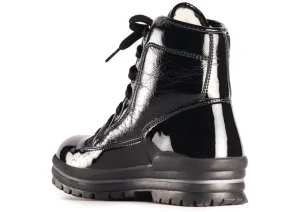 Sound Black Patent Winter Boot