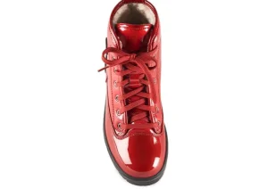 Sound Red Patent Winter Boot