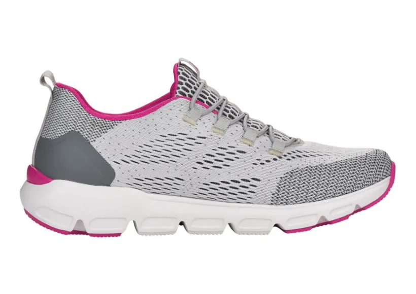 sportec_grey_pink_perfora_1.webp Sportec12 Grey Pink Perforated Slip-On Bungee Sneaker