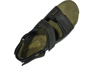 St Johnsbury Brown Leather Adjustable Sandal