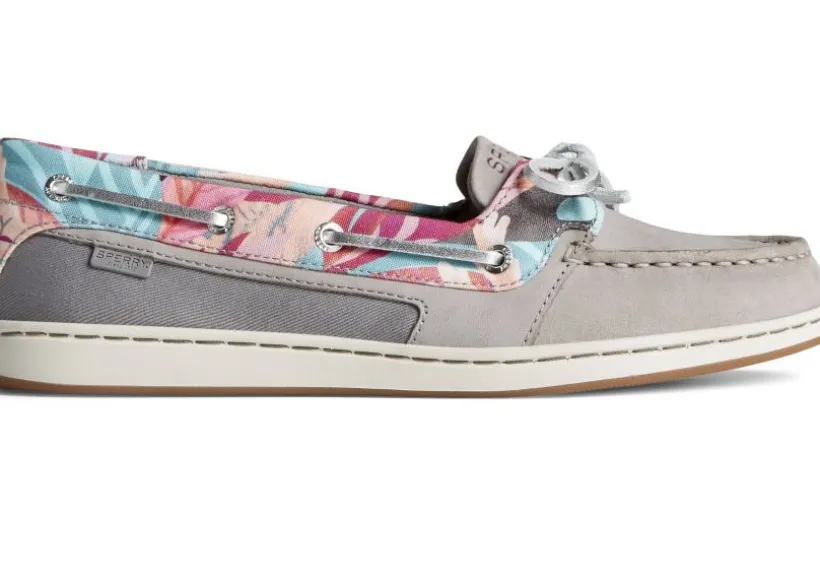 starfish_coral_floral_gre_1.webp Starfish Coral Floral Grey Multicolour Boat Shoe