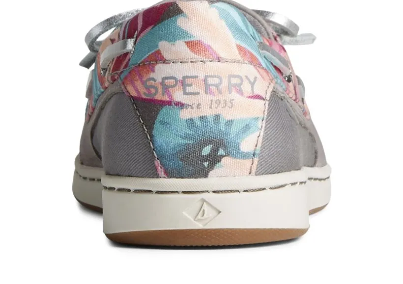 starfish_coral_floral_gre_3.webp Starfish Coral Floral Grey Multicolour Boat Shoe