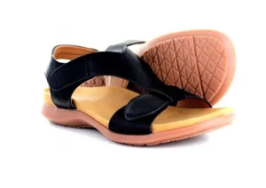 2 Strap Sandal Black
