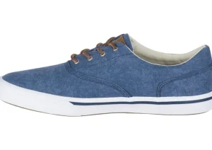 Striper II CVO Salt Washed Navy Canvas Lace-Up Sneaker