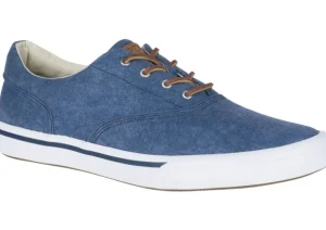 Striper II CVO Salt Washed Navy Canvas Lace-Up Sneaker