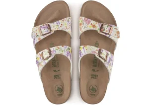 Sydney Vegan Birko-Flor Light Rose Double Strap Slide Sandal