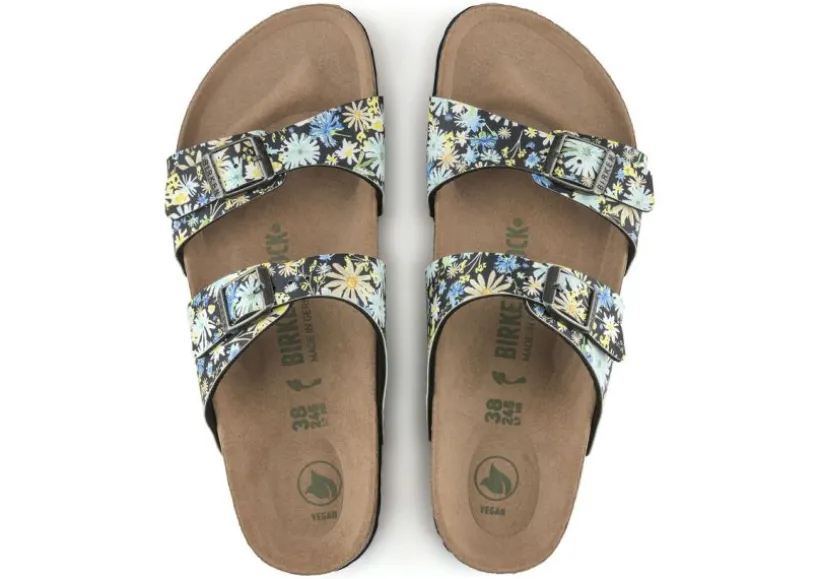 sydney_vegan_birkoflor_su_2.webp Sydney Vegan Birko-Flor Summer Floral Blue Double Strap Slide Sandal