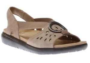 Talia Coco Taupe Nubuck Sandal
