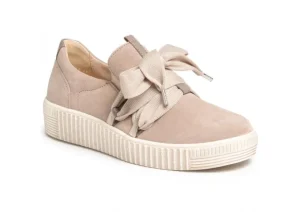 43.333.12 Taupe Suede Slip-On Sneaker