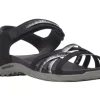 Terran 3 Cush Cross Black Sandal