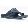Terran 3 Cush Post Navy Thong Sandal
