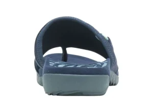 Terran 3 Cush Post Navy Thong Sandal