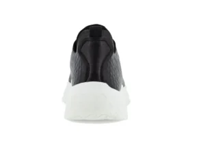 Therap Black Leather Slip-On Sneaker