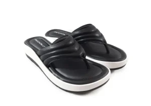 Toe Thong Blk Napa