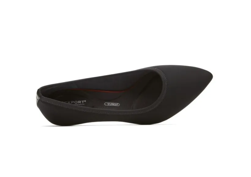 total_motion_kaiya_black__3.webp Total Motion Kaiya Black Elastic Kitten Heel Pointed Toe Dress Pump