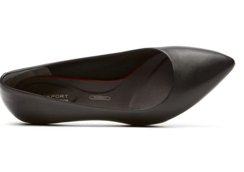 total_motion_kalila_black_1.webp Total Motion Kalila Black Leather Kitten Heel Pointy Toe Dress Pump