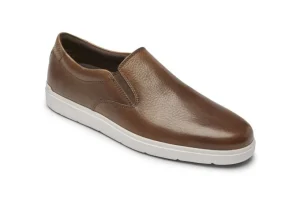 Total Motion Lite Cognac Brown Leather Slip-On Sneaker
