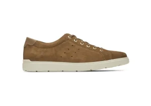 Total Motion Lite Tan Suede Lace-Up Sneaker