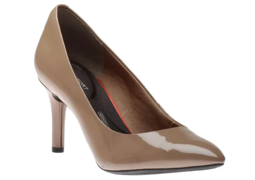 total_motion_mm_warm_taup_0.webp Total Motion 75mm Warm Taupe Patent Pointed Toe Heel