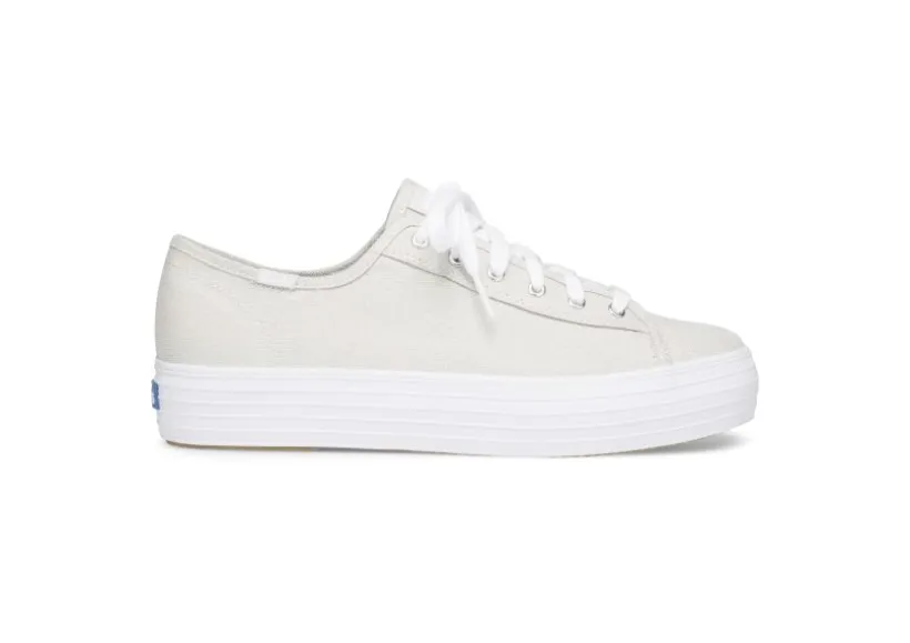 triple_kick_silver_laceup_1.webp Triple Kick Silver Lace-Up Platform Tennis Sneaker
