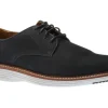 Upton Navy Nubuck Plain Toe Casual Dress Shoe