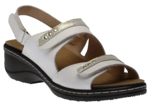 Velcro Sandal White