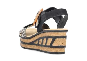 2 Velcro Strap Black