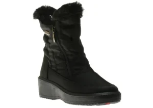 Veronica Black Nylon Winter Boot