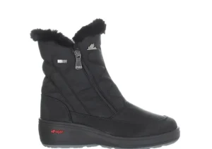 Veronica Black Nylon Winter Boot