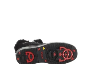 Veronica Black Nylon Winter Boot
