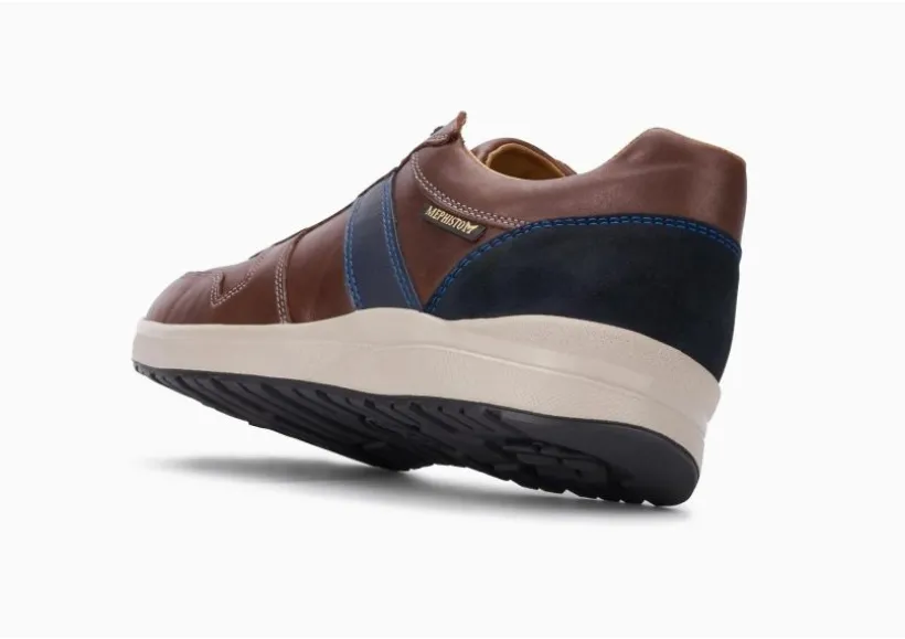 vito_chesnut_brown_navy_l_3.webp Vito Chesnut Brown Navy Leather Lace-Up Sneaker