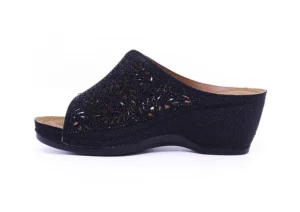 Wedge Glitter Black