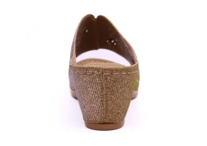 Wedge Glitter Bronze