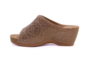 Wedge Glitter Bronze