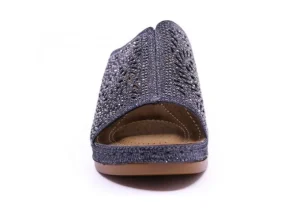 Wedge Glitter Pewter