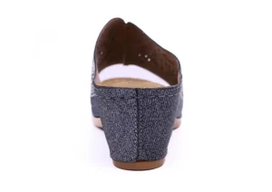 Wedge Glitter Pewter