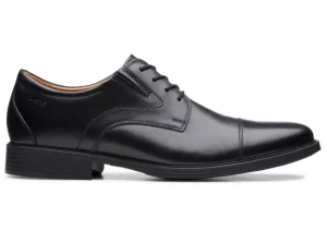 Whiddon Cap Toe Black Leather Oxford Dress Shoe