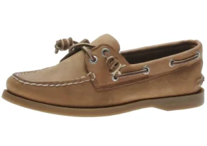 Women's Authentic Original Sahara Brown Leather Two Eye Boat Shoe