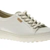 Women's Soft 7 White Lace-Up Sneaker