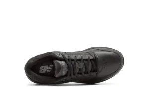 WW928BK3 Black Leather Lace-Up Walking Shoe