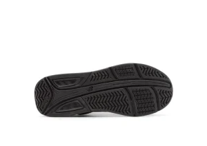 WW928BK3 Black Leather Lace-Up Walking Shoe