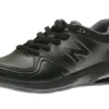 WW813BK Black Leather Walking Shoe